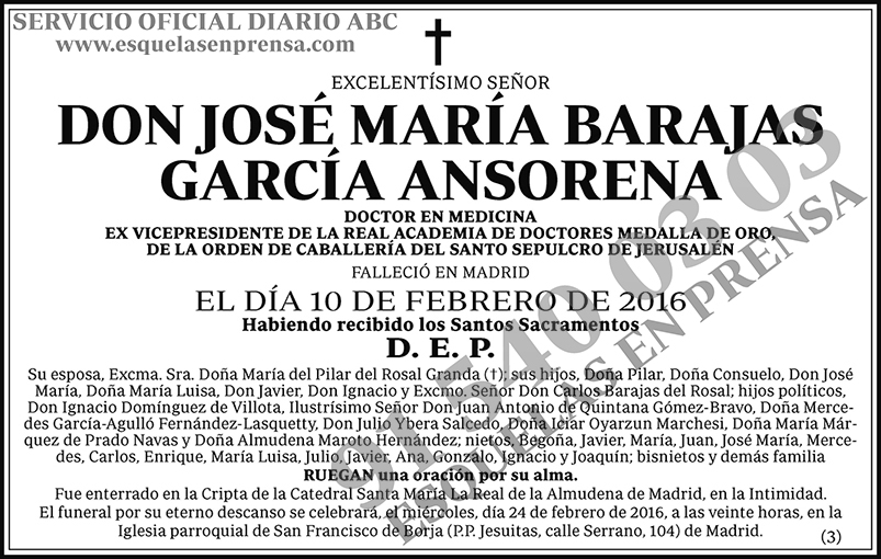 José María Barajas García Ansorena